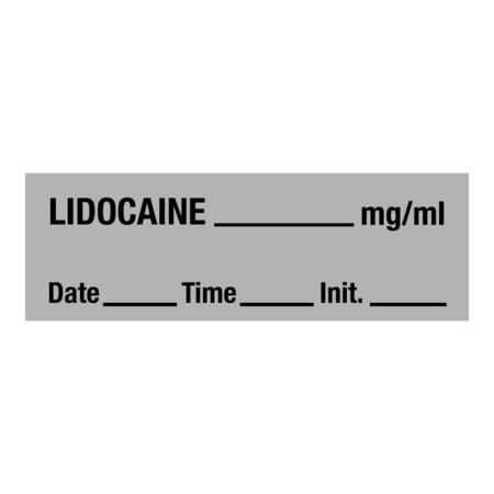 Nevs Lidocaine_mg/ml DTI 1/2 x 500 Gray w/Black SANT-301